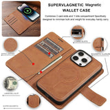 Shockproof Magnetic Removable Card Holder Case for iphone