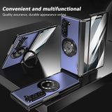Magnetic Shockproof Full‑Cover Case with 360° Rotating Stand for Samsung Z Fold