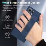 Silicone Elastic Wrist Strap Matte Case for Samsung