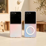 Matte Laser Gradient Magnetic Case for Samsung Z Flip