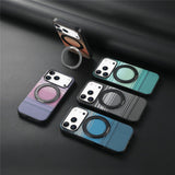 Magnetic Full Wrap Shockproof Rotatable Kickstand Case for iphone