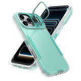 Metal Lens Kickstand Shockproof Case for iphone