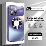 Magnetic Titanium Metallic Matte Case for iphone