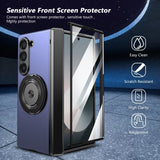 Magnetic Shockproof Full‑Cover Case with 360° Rotating Stand for Samsung Z Fold