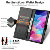 Leather Flip Wallet Card Holder Case for Samsung
