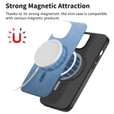 Solid‑Color Magnetic Full Cover Shockproof Case for iphone