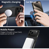 Luxury Ultra Thin Carbon Fbier Magnetic Leather Case for iphone