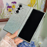 Gradient Glitter Plating Phone Case for Samsung Z Fold