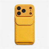 Leather Grain Shockproof Card Holder Kickstand Case for iphone