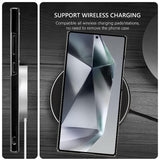 Magnetic Shockproof Electroplated Leather Case for Samsung