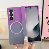 Candy Color Gradient Magnetic Case for Samsung Z Fold