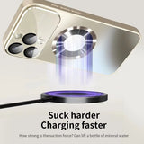 Magnetic Titanium Metallic Matte Case for iphone