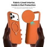 Tech Fabric Magnetic Rotating Stand Case for iphone