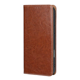 Genuine Leather Magnetic Flip Full Cover Case for iphone