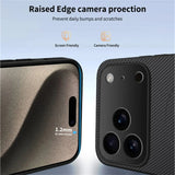 Luxury Ultra Thin Carbon Fbier Magnetic Leather Case for iphone