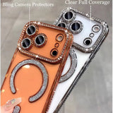 Luxury Diamond Magnetic Soft Case for iphone