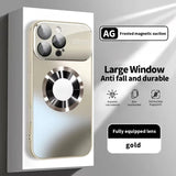 Magnetic Titanium Metallic Matte Case for iphone