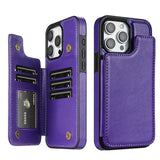 Wallet Layer Magnetic Flip Leather Case for iphone