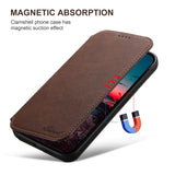 Magnetic Wallet Leather Case for iphone