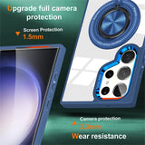 Magnetic Transparent Rotating Stand Case for Samsung