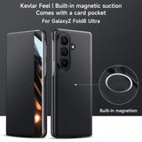 Business Kevlar‑Texture Magnetic Flip Leather Case for Samsung Z Fold