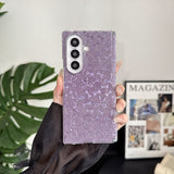 Gold‑Stamped Bow Magnetic Kickstand Case for Samsung Z Fold