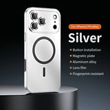 Magnetic Alloy Frame Case with Snap Lock for iphone