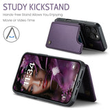 Magnetic Leather Wallet Case for iphone
