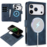 2 in 1 Magnetic Wallet Leather Case for iphone