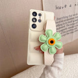 Down Jacket Wrist Strap Phone Case for Samsung