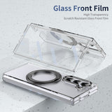 Magnetic One‑Piece Case With Screen Protector &  Rotating Stand for Samsung Z Fold