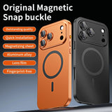 Magnetic Alloy Frame Case with Snap Lock for iphone