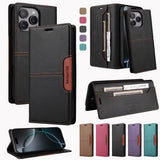 Magnetic Flip Wallet Card Slot Leather Case for iphone