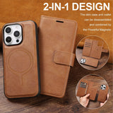 Shockproof Magnetic Removable Card Holder Case for iphone