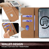 Genuine Leather Magnetic Flip Full Cover Case for iphone