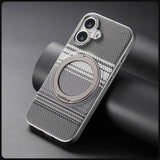Kevlar‑Textured Magnetic Shockproof Stand Case for iphone