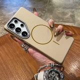 Magnetic Carbon Fiber Shockproof Case for Samsung