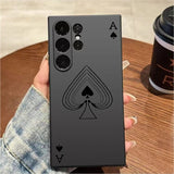 Poker Pattern Silicone Soft Phone Case For Samsung