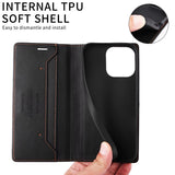 Magnetic Flip Wallet Card Slot Leather Case for iphone
