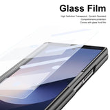 Leather Shell‑Film Integrated Case with S Pen & Pen Slot for Samsung Z Fold