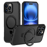 Shockproof Metal Magnetic Stand Case for iphone