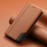 Leather Flip Wallet Card Holder Case for Samsung
