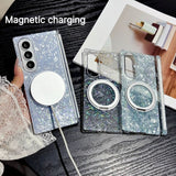 Shell‑Grain Magnetic Rotatable Kickstand Case for Samsung Z Fold