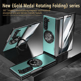 Magnetic Shockproof Full‑Cover Case with 360° Rotating Stand for Samsung Z Fold
