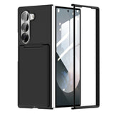 All‑in‑One Shell‑Film Integrated Case for Samsung Z Fold, Full Coverage With Card Holder & Kickstand