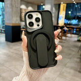 Magnetic Silicone Wrist Strap Kickstand Case for iphone