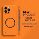 Magnetic Ultra Thin Matte Frameless Case for iphone