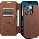 Magnetic Wallet Leather Case for iphone