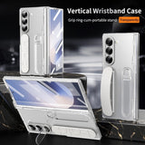 All‑in‑One Shell‑Film Case, Wristband Stand Hinge Pen Slot & Pen for Samsung Z Fold