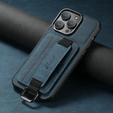 Leather Card Holder Stand Case for iphone